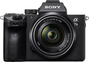 Sony – Alpha a7 III Mirrorless [Video] Camera with FE 28-70 mm F3.5-5.6 OSS Lens – Black  <strike><span style="color:red">$2199.90</span></strike>   Now <span style="color:green">$1799.90</span>
