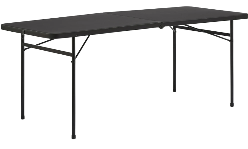 6 Foot Bi-Fold Plastic Folding Table $35