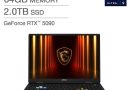 MSI Raider 18 HX 18 Gaming Laptop – Intel Core Ultra 9 285HX – NVIDIA RTX 5090 – 2560×1600 – Windows 11 – 64GB RAM – 2TB SSD price was $3899.99 $3599.99