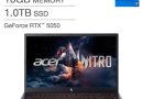 Acer Nitro V 15.6 Gaming Laptop – Intel Core i7-13620H Processor – NVIDIA GeForce RTX 5050 Laptop GPU – Full HD IPS 165Hz Display – 16GB DDR4 – 1TB PCIe Gen 4 SSD – Windows 11 Home price was $999.99 $899.99