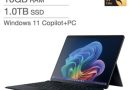 Microsoft Surface Pro Copilot+ PC Bundle – 13 OLED PixelSense Flow 2880 x 1920 Touchscreen- Qualcomm Snapdragon X Elite (12 core) Processor – Windows 11 – Graphite price was $1548.99 $999.99