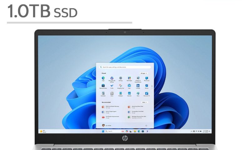 HP 14 FHD Laptop – Intel Core i5-1334U – 1920 x 1080 – 16GB Memory – 1TB SSD – Windows 11 Home price was $469.99 $399.99