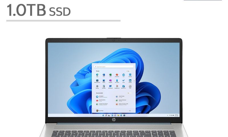 HP 17.3 Touchscreen Laptop – Intel Core Ultra 7 255U – HD+ (1600 x 900) – 16GB Memory – 1TB SSD – Windows 11 Home price was $699.99 $599.99