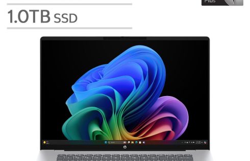 HP OmniBook 5 16 AI Laptop – Qualcomm Snapdragon X Plus – Copilot+ PC – 2K (1920×1200) OLED Touchscreen – 32GB Memory – 1TB SSD – Windows 11 Home price was $869.99 $749.99