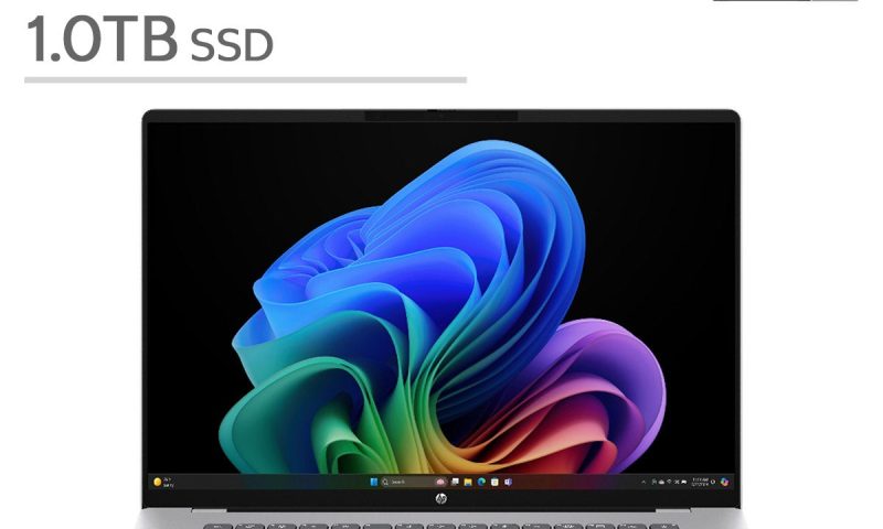 HP OmniBook 5 16 AI Laptop – Qualcomm Snapdragon X Plus – Copilot+ PC – 2K (1920×1200) OLED Touchscreen – 32GB Memory – 1TB SSD – Windows 11 Home price was $869.99 $749.99